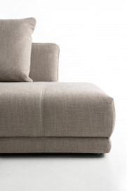 New York von designwerk - Eckcouch links taupe