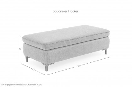 MP-IN24153 von Megapol - Ecksofa Variante rechts desert