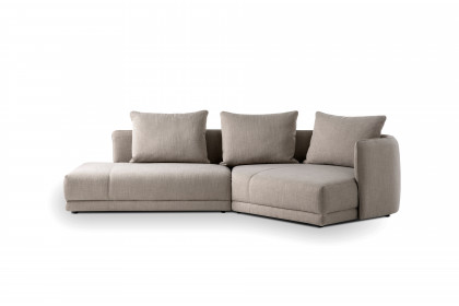 New York von designwerk - Eckcouch rechts taupe