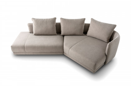 New York von designwerk - Eckcouch rechts taupe