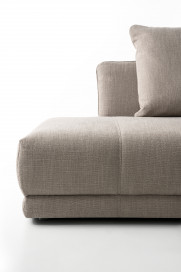 New York von designwerk - Eckcouch rechts taupe