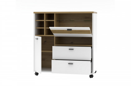 Fresno von Wohnconcept - Barschrank mit sieben offenen Fächern