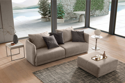 New York von designwerk - Einzelsofa taupe