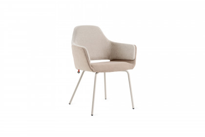 Lotus-dining von Mobitec - Stuhl mit Vierfußgestell