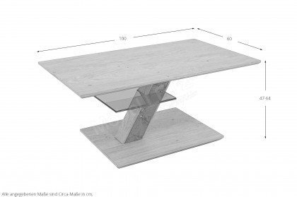 5734 von Vierhaus - Couchtisch in Wildeiche