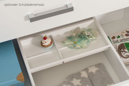 Stiene von Paidi - Jugendzimmer-Set mit Schrank & Bett beige - Eiche massiv