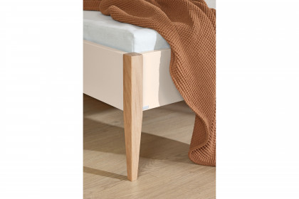 Stiene von Paidi - Jugendzimmer-Set mit Schrank & Bett beige - Eiche massiv