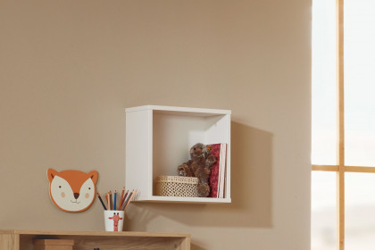 Stiene von Paidi - Jugendzimmer-Set mit Schrank & Bett beige - Eiche massiv