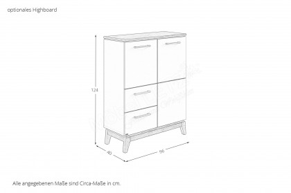 Stiene von Paidi - Jugendzimmer-Set mit Schrank & Bett beige - Eiche massiv