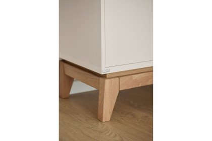 Stiene von Paidi - Jugendzimmer-Set mit Schrank & Bett beige - Eiche massiv