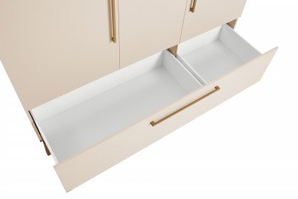 Stiene von Paidi - Jugendzimmer-Set mit Schrank & Bett beige - Eiche massiv