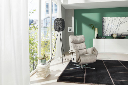 7720 von Himolla - TV-Sessel elfenbein