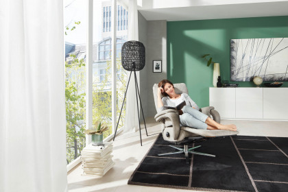 7720 von Himolla - TV-Sessel elfenbein