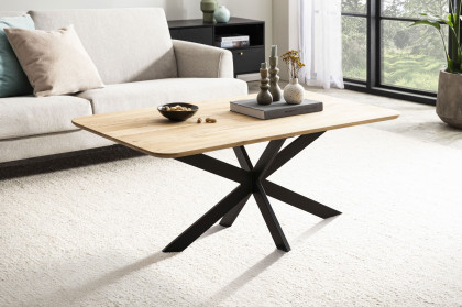 Marko von Elfo Möbel - Couchtisch 2038 Eiche/ schwarz