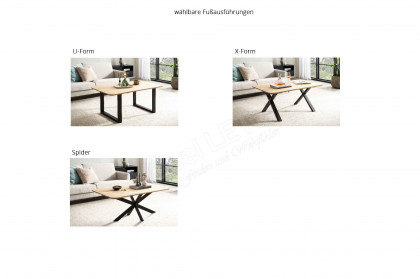 Marko von Elfo Möbel - Couchtisch 2038 Eiche/ schwarz