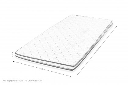 MemoVita-V940 von Sun Garden - Viskoelastik-Topper 90 x 200 cm