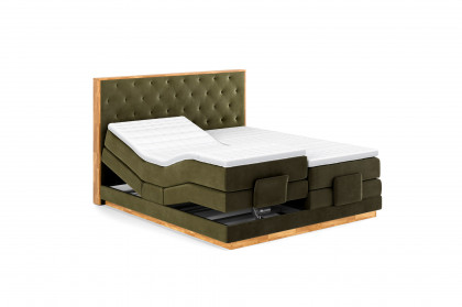 Palma II von COTTA - Boxspringbett olive mit Motor