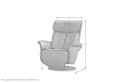 7727 von Himolla - TV-Sessel brikett