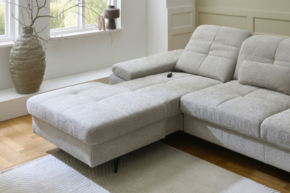 MP-IN24022 von Megapol - Eckcouch Variante links silver