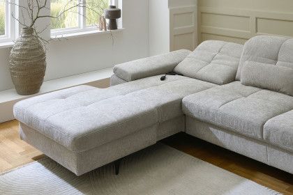 MP-IN24022 von Megapol - Eckcouch Variante links silver