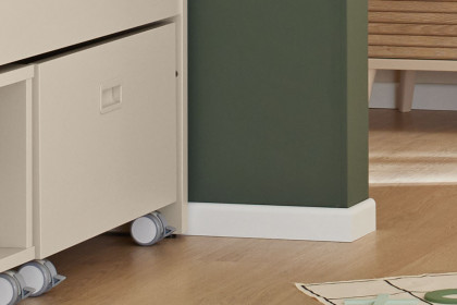 Tiago von Paidi - Kinderbett beige mit Baldachin Motiv Petersilienweg 8