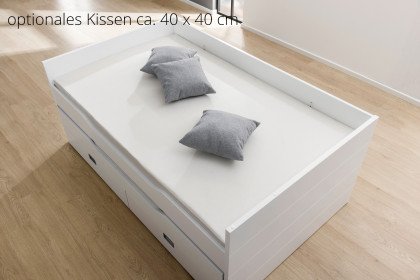 Tiago von Paidi - Kinderbett beige mit Baldachin Motiv Petersilienweg 8