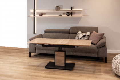 2330 von Vierhaus - Couchtisch höhenverstellbar in Wildeiche Echtholzfurnier