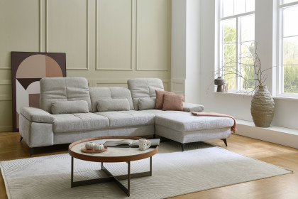 MP-IN24022 von Megapol - Eckcouch Variante rechts silver