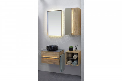 Jarin von Musterring - Badezimmer Altholz-Eiche & Glas titan