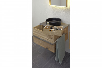 Jarin von Musterring - Badezimmer Altholz-Eiche & Glas titan