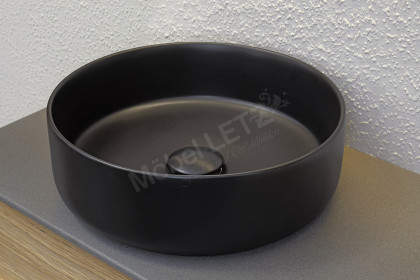 Jarin von Musterring - Badezimmer Altholz-Eiche & Glas titan