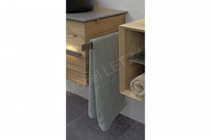 Jarin von Musterring - Badezimmer Altholz-Eiche & Glas titan