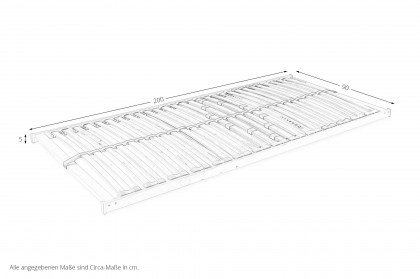Primaflex-KF von Ahorn - Lattenrost 90 x 200 cm