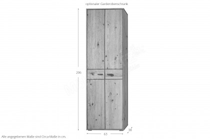 Binz von MCA - Garderobe in Ast & Balkeneiche