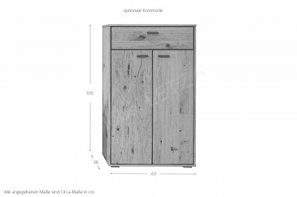 Binz von MCA - Garderobe in Ast & Balkeneiche