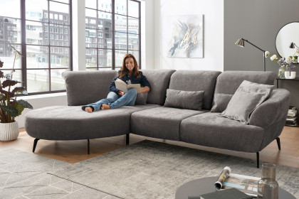 Dance von Sit & More - Ecksofa links taupe