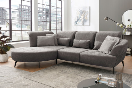 Dance von Sit & More - Ecksofa links taupe
