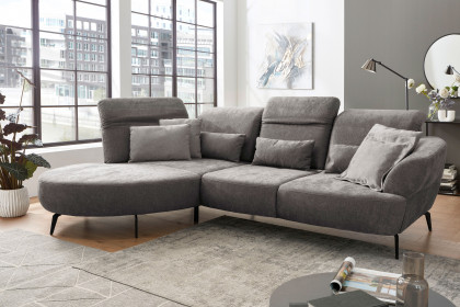 Dance von Sit & More - Ecksofa links taupe
