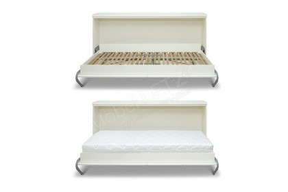 Armadi von Nehl - Schrankbett quer Lack weiß