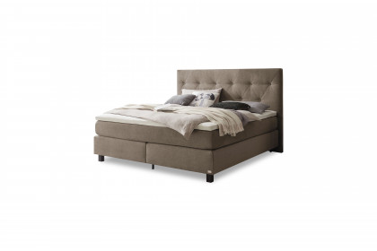 Comfort von Hasena - Boxspringbett Lilly in Liver