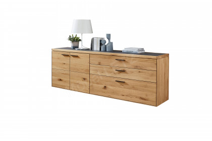 WM 2520 von Wöstmann - Sideboard aus massiver Wildeiche mit Keramik