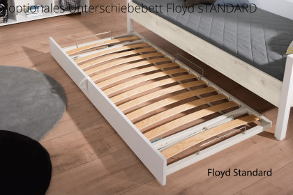 Tiago von Paidi - Etagenbett mit gerader Griffleiter cashmere-beige