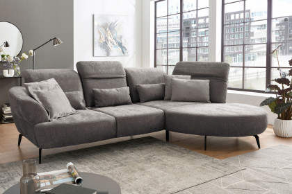 Dance von Sit & More - Ecksofa rechts taupe