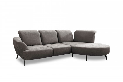Dance von Sit & More - Ecksofa rechts taupe