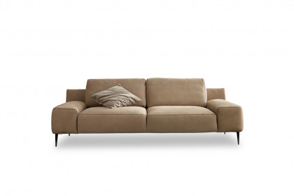 Forma-LE25 von designwerk - Ledersofa sand