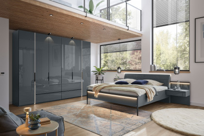 San Antonio von Musterring - Schlafzimmer-Set Front Lava-Glas