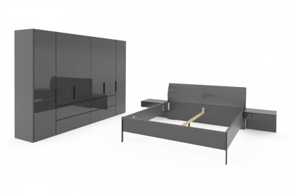 San Antonio von Musterring - Schlafzimmer-Set Front Lava-Glas