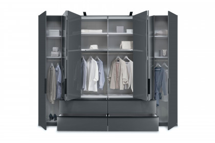 San Antonio von Musterring - Schlafzimmer-Set Front Lava-Glas