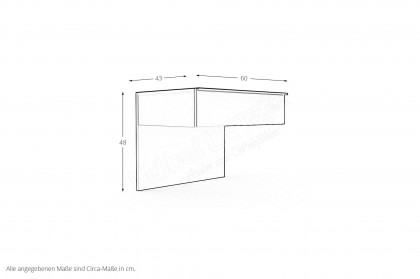 San Antonio von Musterring - Schlafzimmer-Set Front Lava-Glas
