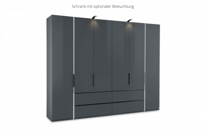 San Antonio von Musterring - Schlafzimmer-Set Front Lava-Glas